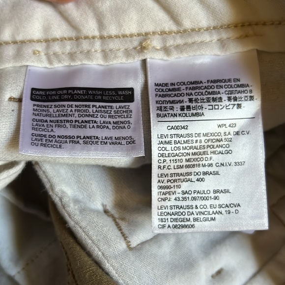 Levi’s khaki shorts waist size 31 - Picture 5 of 7